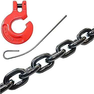Chaîne Forestière 8 Mm 4000 DaN – 3 M Avec Crochet Forestier + Raccourcisseur, Galvanisée Classe 8, Fabriquée En Allemagne