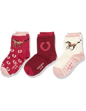 Camano Mädchen Socken, 3er Pack