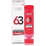 REKZE 63 Anti-Hair Loss Shampoo, Clinically Proven, Complex Hair Growth Shampoo Stimulating for Men &amp; Women, Biotin Shampoo, Strong DHT Blocker Shampoo