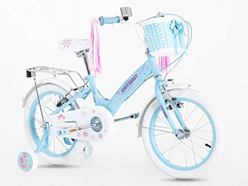 PRINCESS BLUE GIRL'S BIKES IN SIZE 16 inches Adjustable removable stabilisers+ front blue basket