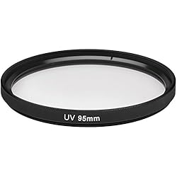 Filtro para rayos ultravioleta de 95 mm, para lentes Sigma de 150 a 600 mm y 50 a 500 mm, Tamron SP de 150 a 600 mm, Canon, Nikon, Sony y Olympus de 95 mm