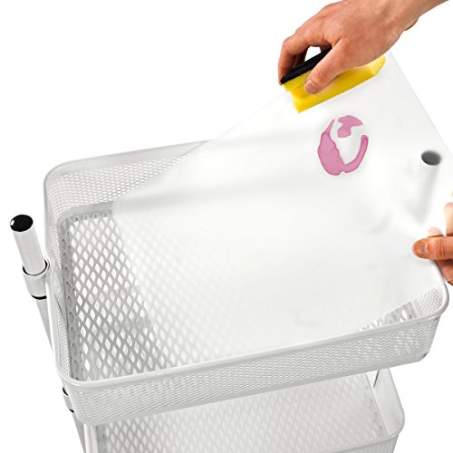 bremermann® Universal-Rollwagen weiß mit 3 Ablagekörben - 8