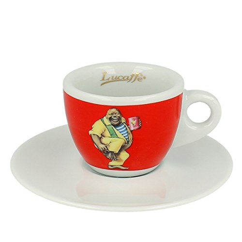 Preisvergleich Produktbild Lucaffe Espressotasse - Classic - rot