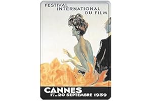 EDITIONS CLOUET Éditions Clouet 29310 - Petite plaque métal 15x21 cm "Festival de Cannes - Festival de Cannes de 1939"