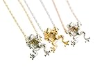 infinitine Dos Tonos Animal JoyeríA Collar De Cadena Pendiente del Encanto De La Rana BFF De...