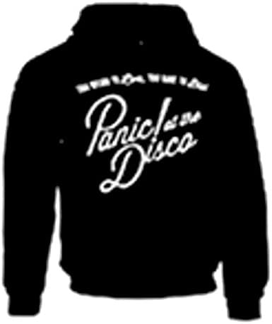 PANIC! AT THE DISCO TOO WEIRD TO LOVE TOO RARE TO DIE BLACK T SHIRT ALL (LARGE)