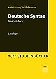 Image de Deutsche Syntax: Ein Arbeitsbuch (narr studienbücher)