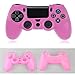 Produktbild Sansee Zubehör Hochwertige Weiche Silikon Kasten Abdeckung Hüllen für Playstation PS4 Controller (Pink)