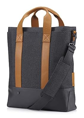 HP ENVY Urban 14 Tote sacoche pour ordinateur portable - Tissu étanche et résistant, Protection RFID, Compatible jusqu'à 14 pouces, Gris