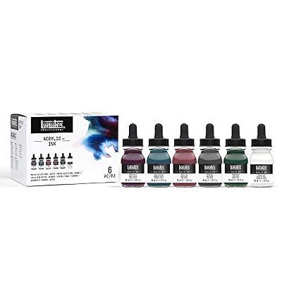 Liquitex 3699355 Peintures acryliques liquides professionnelles - Multicolore (6 color set - doted tones)