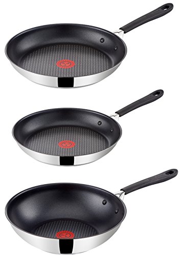 Tefal E85713 Jamie Oliver Topf- und Pfannenset 9-teilig, Töpfe, Pfannen, Stielkasserolle, Multi Bräter, Induktionsgeeignet, Edelstahl - 2