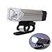 Produktbild Liqoo® LED USB Fahrradbeleuchtung / LED Fahrradlampe Fahrradlicht / LED Tachenlampe / LED Fahrradscheinwerfe Frontlicht Rücklicht für Radfahren Berg-Radfahren, Camping, 4 Licht-Modi, 370Lumen, IPX-4 Wasserdicht, Aufladbar durch intergrierte 1200mAh Ni-MH Akku oder USB Anschluss