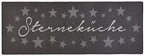Küchenläufer / Küchenmatte / Läufer / Dekoläufer für Küche und Bar / Sterne / Sterneküche / anthrazit – grau – Der Hingucker in Ihrer Küche / Ihre Gäste werden staunen / Küchenläufer / Küchendeko – ca. 67 x 180 cm - 2