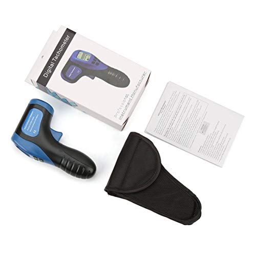 Preisvergleich Produktbild Tragbare Laser Digital Tachometer Berührungslose Drehzahl Tach Tester Tach Meter Geschwindigkeitsmesser 2,5-99999rpm Messbereich