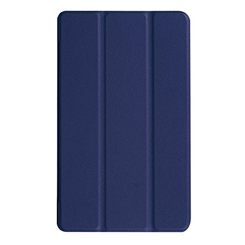 Bestdeal® Hohe Qualität Prämie Ultra Schlank Leicht Smart Cover Tasche Stehe Hülle für Lenovo TAB3 7 TB3-730F / TB3-730M 7″ zoll Tablet PC + Displayschutzfolie und Stylus Stift (Marineblau) - 2