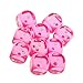 Produktbild 10pcs / Lot Rosen-transparente Plexiglas 6-seitige Würfel Lernspiele Dice