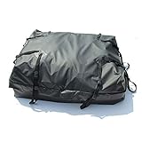DISEÑO IMPERMEABLE: 2 tipos de medidas de protección, la bolsa portaequipajes hecha por la rejilla de la carpeta 500D después de presionar por alta frecuencia desde el refino a una superficie densa y compacta, junto con cremalleras invisibles y etiquetas mágicas bien diseñadas, que protegen su equipaje contra la lluvia, arena , nieve, viento y sol