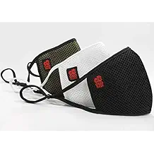 OROMASK | Cotton | Washable | 4 Layer | ISO & CE Certified | Half Face Mask - Pack of 3