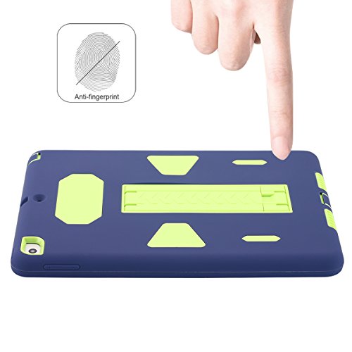 New iPad 2017 9.7 inch Hülle, Snewill Hybride Stoßfest Verteidiger Rüstung Hohe Auswirkung Ganzkörper-Schutz Eingebauter Kickstand Sache Hülle Gehäuse für Apple New iPad 2017 9.7 inch- Navy Blue - 7