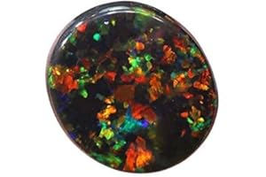 HARSHALI GEMS 3.5 Carat Natural Fire Opal Stone Rashi Ratna Original and Certified Lab Precious Gemstone Unheated and Untreated Top Quality Gems for Astrological Purpose stone