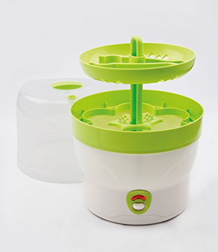 H+H BS 29g Babyflaschen-Sterilisator für 6 Flaschen in grün - 3