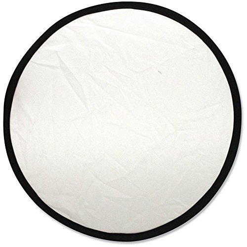 Pack of 2 Fabric Foldable Frisbees, Indoor/ Outdoor, White, 25cm, Pouches Included, Carry in your pocket, Other Colours on Seperate Listing,