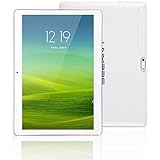 Lnmbbs 3G/WIFI Tablet 10 Pollici (10.1’’), con Funzione Telefono, Quad Core (1.3GHz), RAM 2GB, Capacità 16GB, GPS, OTG Supporto (Bianco) …