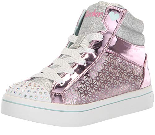 skechers hi top trainers