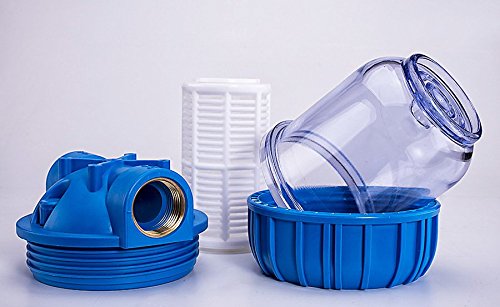 VORFILTER WASSERFILTER 1“ – 3000 L/h PUMPENFILTER FILTER PUMPEN HAUSWASSERWERK + GRATIS PUMPENSCHLÜSSEL - 5