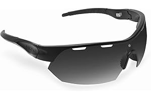 SIROKO - Lunettes de Soleil pour Cyclisme K3s Zurich - Noir