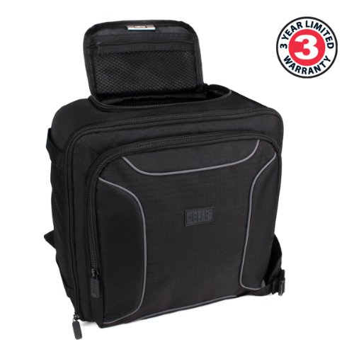 USA Gear S16 Sac    Dos Professionnel Appareil Photo R  flex Num  rique avec Support Tr  pied Rangement Int  rieur Personnalisable Pour Tout Appareil DSLR Canon EOS 100D  Nikon D3300  Pentax Et Plus