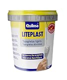 masilla para madera exterior bricomart Interior y exterior Pintable Quilosa Liteplast - Pasta masilla reparadora para grietas (750 ml ligero) color blanco
