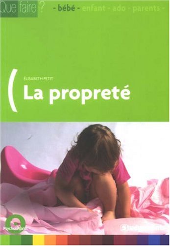 couverture de : La propret&eacute;