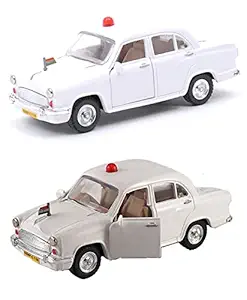 Toyco Pack of 2 Pull Back VIP Ambassdor Car Toys for Kids 3+ Years ( Front Doors Openable ) (Multicolor, Pack of: 2)