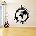 Produktbild Wahrzeichen Gebäude Um Die Welt Wandaufkleber Für Wohnzimmer Hintergrund Home Murals Vinyl   WandtattoosSchlafzimmer Poster110X135 cm