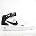 Produktbild NIKE Air Force 1 Mid 07 Leather Sneaker Trainer (45 EU, White/Black)