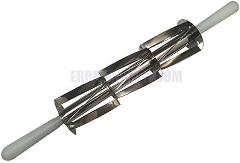 Roller Size Croissants Professional 18 x 14 (H) cm to Three Ranks in Stainless Steel