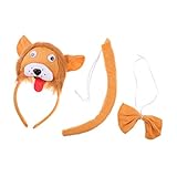 Material: Tela MagiDeal Diadema de Estilo León para Niños Animal Traje Oreja Cola Disfraz