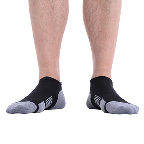 Running Socken, MEIKAN COOLMAX Laufsocken, Professionelle Sport- und Athletiksocken [1 Paar] schnell trocknend feuchtigkeitsableitend atmungsaktiv gegen Blasen Material geeignet zum Radfahren, Joggen, Rennen, Fahren, Wandern, Tennis, Marathon, Triathlon, für Herren und Damen - 2