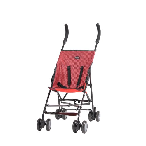 Kiddu Tot Sit Up Buggy (Red, 6 - 36 Months)
