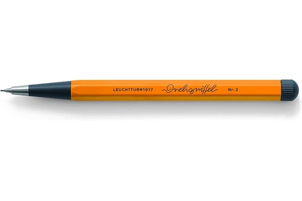 LEUCHTTURM1917 366191 Drehgriffel Nr. 2, Crayon avec mécanisme à rotation, design primé, Rising Sun - Crayon