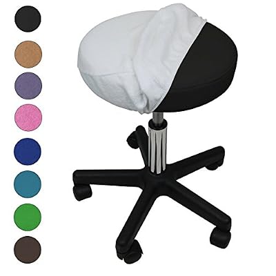 Linxor Vivezen ® Drap housse de protection en éponge pour tabouret rond - 9 coloris - Norme CE