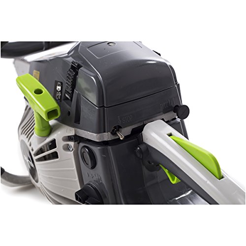SCHTER Benzin Kettensäge Motorsäge 52CC Grau - 8
