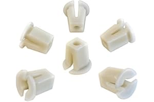 MYBA-S Spreizmutter Klips Universal Karosserie in Weiß 10 Stück