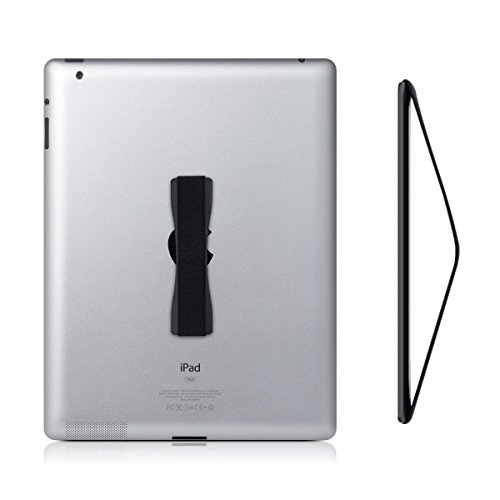 kwmobile Finger-Halterung Tablet Halter für die Hand, für verbesserte Einhandbedienung in Schwarz – Für iPad, Samsung Galaxy Tab 4 und mehr - 5