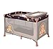 LORELLI PORTABLE BABY TRAVEL COT PLAYYARD NANNY 2 LAYERS BEIGE BEAR newborn