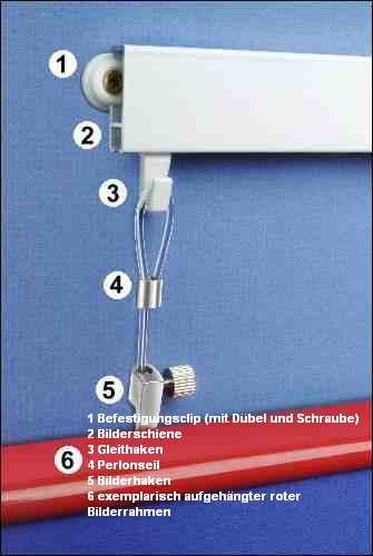 10 Perlonseile 1 m Länge mit Schlaufe - 3