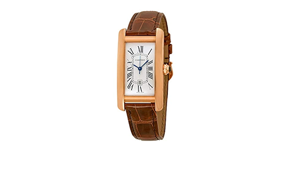 Cartier Tank Americaine 18kt Pink Gold Medium Watch W2620030 :  Amazon.co.uk: Watches