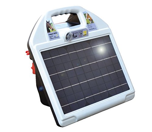 SOLAR Weidezaun- / Elektrozaungerät "trapper AS20" inkl. Zaun- und Erdanschlusskabel