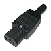 Produktbild Netzstecker Kaltgerätestecker Stecker 3 polig 10A weiblich (0241)